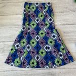 Traditional African Two Pc Dress Set Wax Fabric Blue Green Purple Custom Kitenge Size L Photo 7