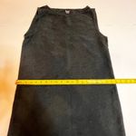 Eileen Fisher Black 100% Silk Sleeveless Shift Dress S Minimalist Quiet Luxury Photo 5