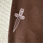 Voight by Valentina Voight Miami Valentina Women’s Brown Coven Sweatpants Joggers Size Small Photo 3