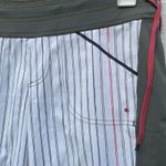 Lululemon  Size 4 Bermuda Long Shorts Striped Grey White Casual Photo 1
