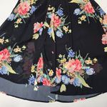 LPA  Button Up Midi Dress in Midnight Roses XS Photo 3