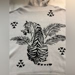 Johnny Was Le Tigre Womens Poncho Cape Hooded Wool Cashmere Tiger One Size Photo 11