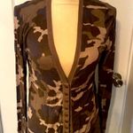 ZENA Camo Cardigan with buttons. Size large. Photo 1