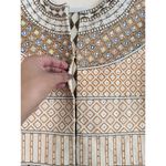 Chico's Women’s Embellished Jacket Tan Beige Embroidered 3/4 Sleeves Size 2 Photo 11