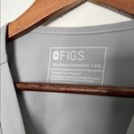 FIGS Catarina Scrub Top Gray 4XL Women’s FW4064 Stretch Medical Uniform Plus Photo 1