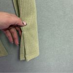 We Wore What Women’s Fitted Ribbed Fit Flare Legging Sweatpants size XXS in Beige Photo 2