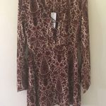 Glamorous NWT lace Up floral paisley dress Photo 4