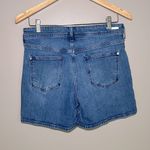 Pilcro and the Letterpress Pilcro Anthropologie Slim Boyfriend Blue Denim Shorts 29 Photo 1
