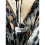 Tiare Hawaii  Eden Tie Dyed Boho Dress Large Blue Brown Photo 2