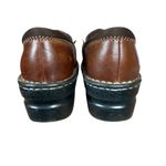 EastLand Kelsey slip on clog in brown leather women's size 6.5 M Photo 4