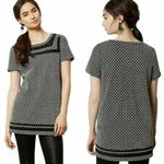 Anthropologie Postmark Womens Size Small Basketweave Knit Mini Shift Tunic Dress Photo 1