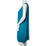 Umgee  Dress Women Small Turquoise Blue Mini Shift Crochet Tank‎ Dress Summer Photo 2