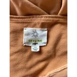 Aerie Offline Orange Cropped Long Sleeve Top Photo 4