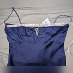 PINK - Victoria's Secret NWT Victoria Secrets Pink Mini Tencel Night Gown Women's Medium Navy Blue Photo 2