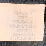 David Meister Black Textured Sheath Dress with a Waist Knot Detail Photo 13