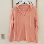 Pact BOGO  Sustainable Organic Cotton Pullover V-Neck Hoodie Sweatshirt Medium Photo 1