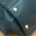 Michael Kors MICHAEL Hamilton Large Black Pebbled Leather Satchel Shoulder Bag Photo 12