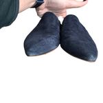 Jenni Kayne  - Navy Suede Pointed Toe Mule Flats Sz 8.5 Photo 4