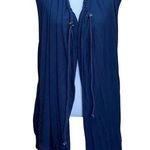 Athleta  Navy Mindsight Sleeveless Open Vest 1X Photo 0