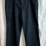 Women's Khakis 16w Dark Wash Denim Flare Leg Jeans Casual Blue Photo 0