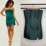 Altar'd State Altar’d State Annalissy Jacquard Slit Mini Dress Holiday Festive size M Medium Photo 1