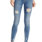 frame denim π FRAME Le Skinny De Jeanne Jeans in Sedgewick Destructed Wash Photo 0