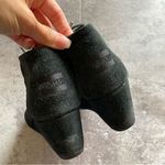 Toms Wedge Ankle Booties Suede Black Shoes 9 Minimalist Classic Photo 1