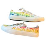 Sperry Crest Vibe White Rainbow Pride Sneakers Size 9 Photo 5