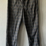 American Eagle  Grey Plaid Super Hi Rise Jeggings Size 10 Photo 0