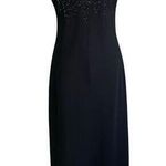 Cachet Black Lined Sequins Formal Dress Women Size 8 | 21 Photo 0
