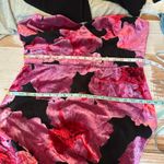 Hutch  Floral Ruffle Velvet High-Low Maxi Dress Size US 12 Photo 9