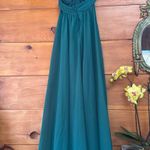 Lulus  Vivid Imagination Emerald Green Cutout Maxi Dress Weeding Bridesmaid Sz M Photo 4