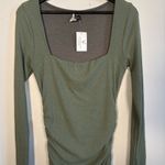 Windsor Olive Green Long Sleeve Dress Photo 1