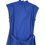 Brochu Walker Womens Newport Cap-Sleeve A-Line Midi Dress Cobalt Blue Size Small Photo 7