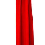 Cache  Halter Neck Rhinestone Maxi Evening Dress Red Size 10 Photo 2