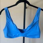 SKIMS  Signature Swim Plunge Triangle Top BT-PLG-7500W Tide Size M NWOT‎ Photo 1