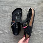Birkenstock Gizeh Black Big Buckle Sandals Photo 5