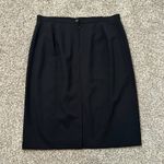 Talbots  black wool/silk blend pencil skirt size 8 NWT Photo 2
