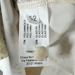 CHIARA BONI Elgah Leopard Lotus Printed Top Size IT 52 US 16 Stretch Photo 3