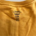 Patrizia Pepe Crew Neck Fleece Sweatshirt In Yellow Size 0 Organic Cotton Photo 7