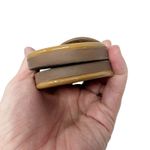 Tory Burch  Tan Caramel Patent Leather Miller Classic Designer Logo Sandals Sz 9 Photo 7