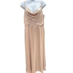 Adrianna Papell Adrienne Papell Gold Cream Slip Dress Women's Size 12 Photo 1