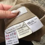 Max Mara  Tan Leather Straight Pencil Skirt Size 4 US Photo 7