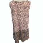 LOGO By Lori Goldstein LOGO Sleeveless Orchid & Brown Floral Tunic Top Size 1X New without Tag Photo 5