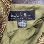 Nicole Miller Green Rococo Silk Gown Photo 5