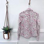 Ralph Lauren  Polo Jeans Co Vintage Floral Knit Oxford Long Sleeve Western Top M Photo 2