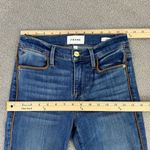 frame denim  Le High Skinny Side Seam Piping Bonhill Jeans Blue Size 25 Photo 11