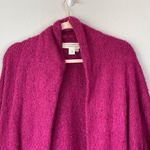 Saltwater Luxe  Desreeny Pink Long Cardigan Duster Sweater Size Small Magenta Photo 4