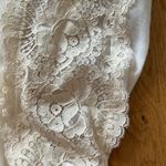 Panhandle Slim Women's Button Up Back Shirt Cream Lace/Western Sz12/34 Vintage Photo 4