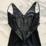 Topshop  Black Lace Back Romper • Sz 4 Photo 5